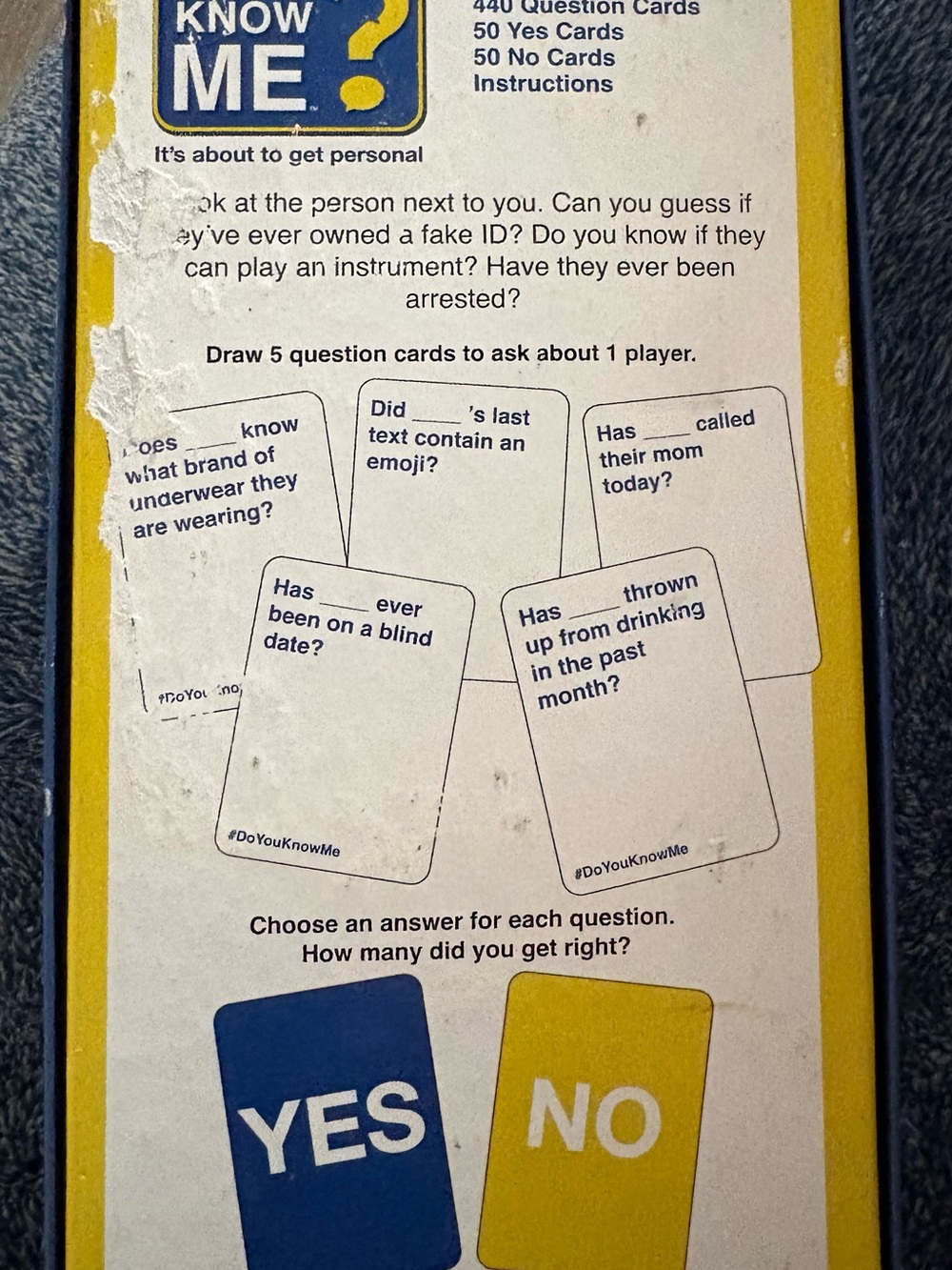 Do You Know Me? Card Game - Picture 2 of 3